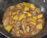 A picture of step 1 of Beef Casserole with Squash.