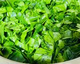 A picture of step 1 of Arabic Spinach with Potatoes.