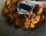A picture of step 12 of Smoked Prawns Karahi.