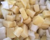 A picture of step 2 of Cheese and Onion Mash.