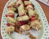 Grillezett gyümölcsnyársak recept fázis 4 fotója