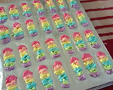 Foto langkah ke 3 dari resep Lidah kucing rainbow.