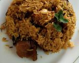 A picture of step 5 of Mutton biriyani.