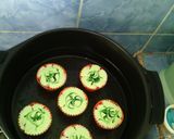 Foto langkah ke 16 dari resep Bolu Kukus Semangka Ala-Ala (1 Telur, SP, No Soda).