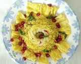 A picture of step 7 of Chickpeas semolina khaman Sunflower chat.
