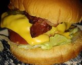 A picture of step 6 of 2nd Best Burger in the World. 🙂.