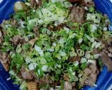 香蔥梅花肉炒冬粉的食譜步驟4照片