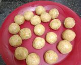 A picture of step 7 of Coconut Rava Ladoo Prasad For Gauri Ganesh.