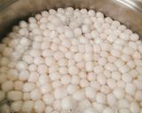 Hình bước làm 2 của món Trân châu trắng