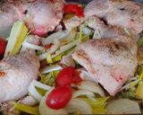 Foto del paso 1 de la receta Cuartos de pollo en soja y apio al vino