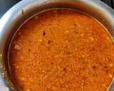 A picture of step 2 of Khandeshi special Shev bhaji.