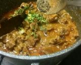 A picture of step 9 of Mutton Masala.