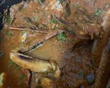 A picture of step 12 of Crab Curry.