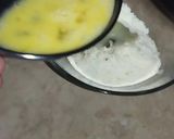 A picture of step 3 of Laziza mix Ras Malai.