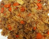 A picture of step 11 of Fried Rice with Beef.