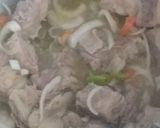 A picture of step 3 of Beef in Sauce, White Rice, and Green Salad.