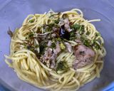 A picture of step 5 of Chicken Thukpa.