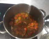 A picture of step 6 of Sweet Potato Soup (vegan- and paleo-friendly). #easy #quick and yummy.