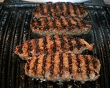 A picture of step 2 of KETO EGGPLANT AND BURGER SANDWICH. JON STYLE.