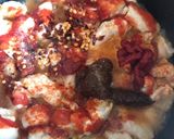 A picture of step 3 of Lasagna with chicken.
