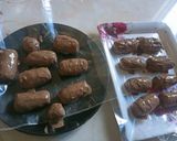 A picture of step 4 of No oven no flour Instant chocolate roll (festival special).