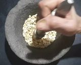 A picture of step 3 of Peanut Chikki.
