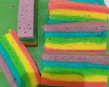 Foto langkah ke 4 dari resep Rainbow Cake Kukus.