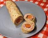 Magyaros "palacsinta szusi" recept fázis 5 fotója