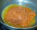 A picture of step 4 of Red & yellow lentils in kohlapuri gravy.
