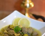 A picture of step 6 of Kefta Tagine with Olives.