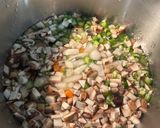A picture of step 7 of My husband’s favorite Chicken Jook 닭죽.
