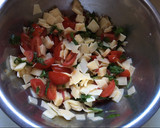 Foto del paso 3 de la receta: CALZONE CAPRESE sin levadura 🍅🧀🌿