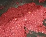 A picture of step 5 of Beetroot Burfi.