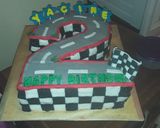 صورة لخطوة 18 من وصفة كيكة عيد ميلاد رقم 2 خطوة بخطوة 🏁🏁🏁🚗🚘🚗