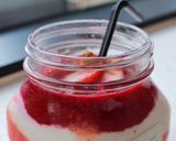Hình bước làm 4 của món Red smoothie cho bữa sáng❤️❤️❤️