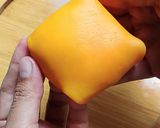 Gambar langkah 12 resipi Durian Crepe Kastad.