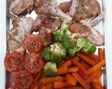 Foto langkah ke 3 dari resep Healthy Roasted Chicken & Vegetables.
