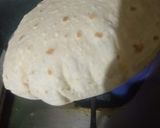A picture of step 3 of Frankie roll.