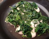 Foto del paso 2 de la receta: Espinacas con mozzarella