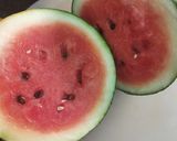 A picture of step 1 of Watermelon Walnut Salad.