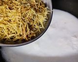 A picture of step 2 of Sago semiya kheer.