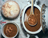 Foto del paso 14 de la receta: Sopa estilo oriente medio, de lentejas pollo y cordero