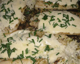 Foto del paso 5 de la receta: Lenguado en ciboulette gratinado con puré crema