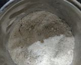 A picture of step 1 of Coconut, apple laddu.
