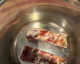 A picture of step 1 of Kakuni - Japanese pork belly, pressure cooked.