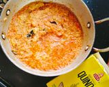 A picture of step 4 of Quinoa and mixed vegetables pulao.