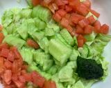A picture of step 3 of Greens Salad.