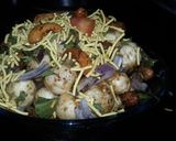 A picture of step 9 of Makhana bhel.