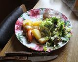 Foto del paso 16 de la receta: Todo tostau, menos el pan y la ensalada