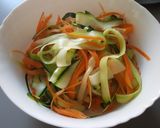 Foto langkah ke 3 dari resep Zukini Wortel Spagetti (cocok untuk menu diet).